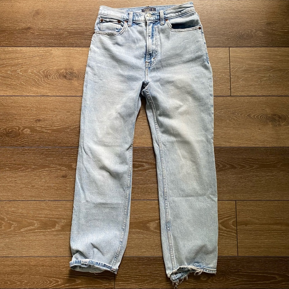 Abercrombie and Fitch high rise jeans